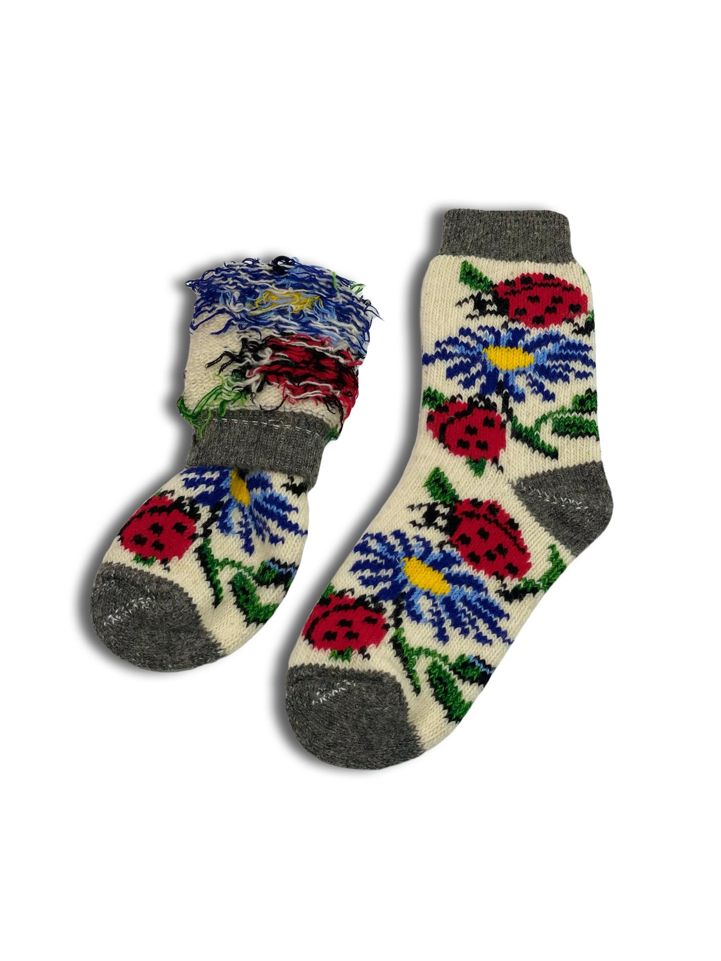 The unique and summery BääBää Ladybug wool sock will keep your mind and feet warm. It will surely make a delightful gift for a friend.